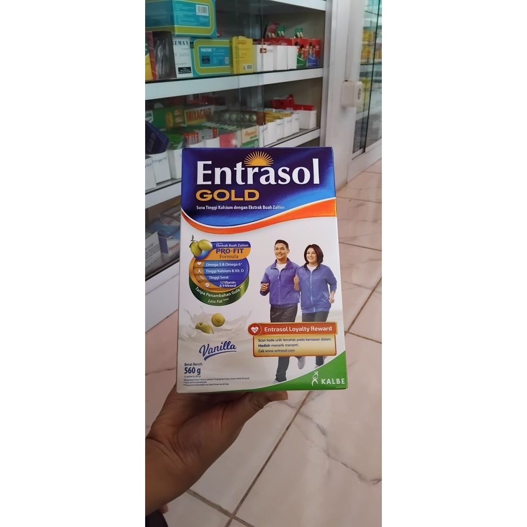 

ENTRASOL GOLD DENGAN EKSTRAK BUAH ZAITUN 560 GR
