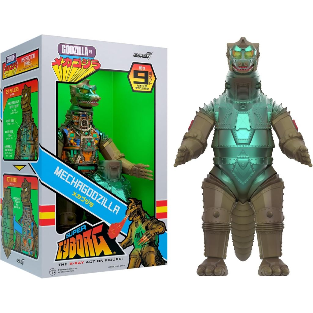 TERMURAH SUPER7 SUPER CYBORG TOHO MECHAGODZILLA - 11" TOHO GODZILLA ACTION FIGURE CLASSIC MONSTER