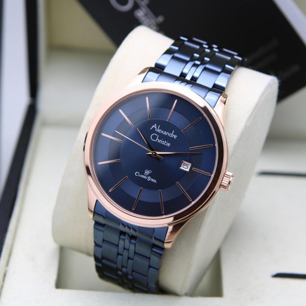 ALEXANDRE CHRISTIE 8348MDBURBU JAM TANGAN PRIA ORIGINAL