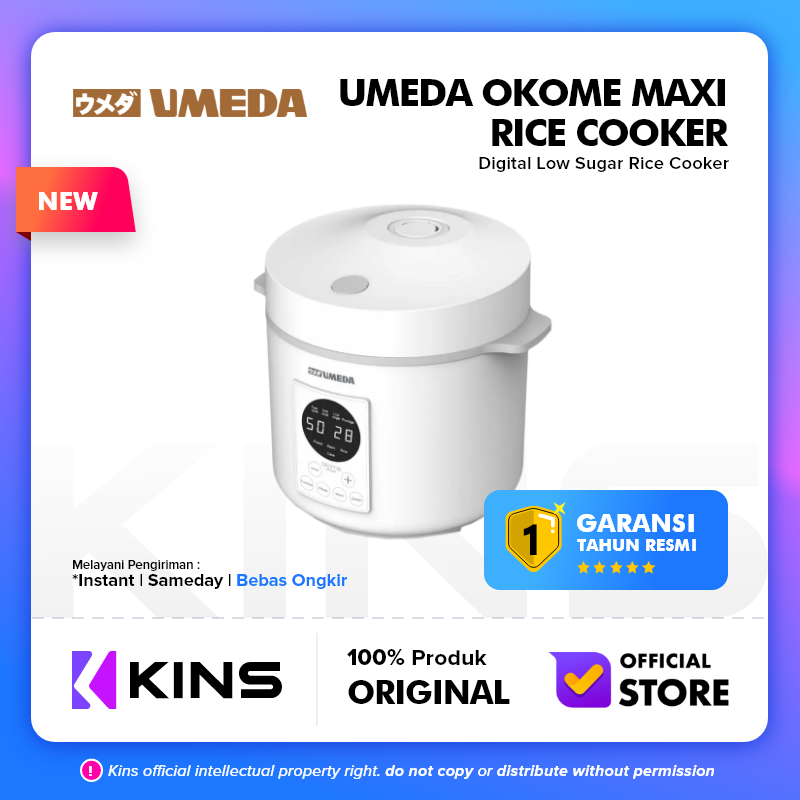 Umeda OKOME MAXI Low Sugar Smart Rice Cooker 2 Liter