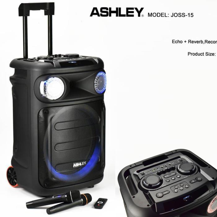 Speaker portable 15 inch ashley joss 15 original bluetooth joss15