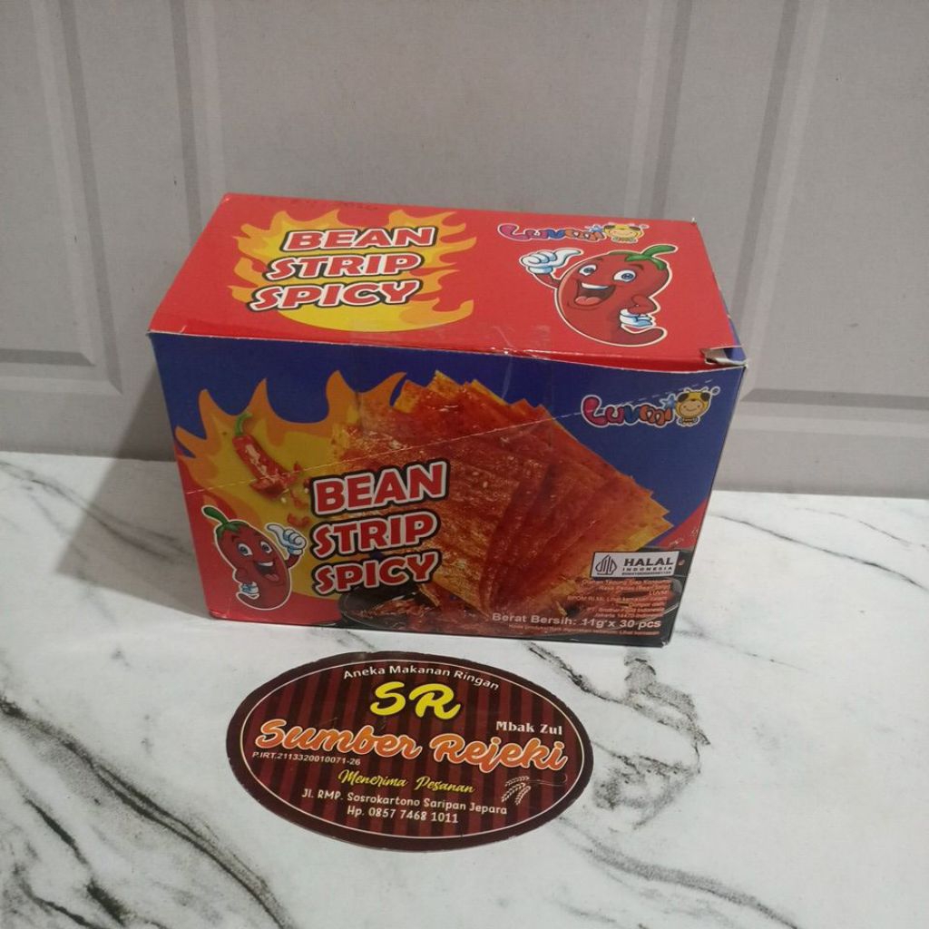 

BEAN STRIP SPICY BERAT 330 GRAM