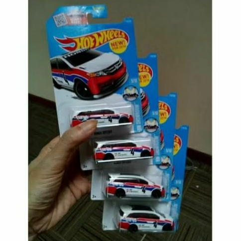 Hot wheels honda odyssey US card set 4 putih white bkn civic type-r ef eg