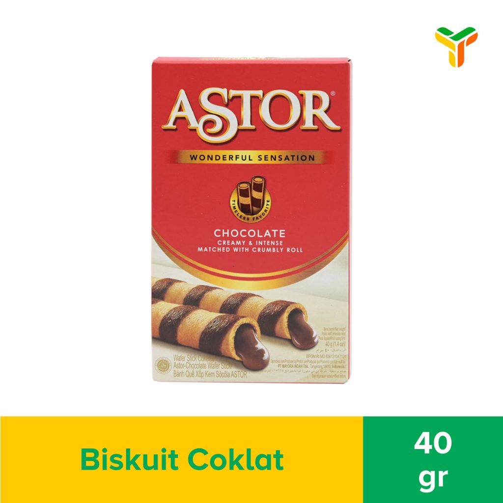

Astor Coklat 40 Gram Kue Makanan Ringan