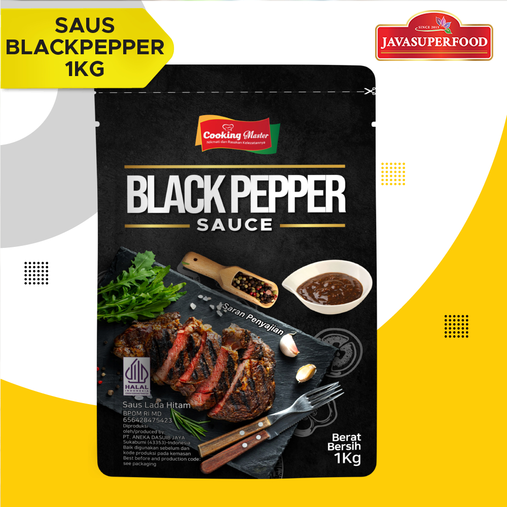 

Cooking Master - Blackpepper Sauce / Saus Lada Hitam 1 KG