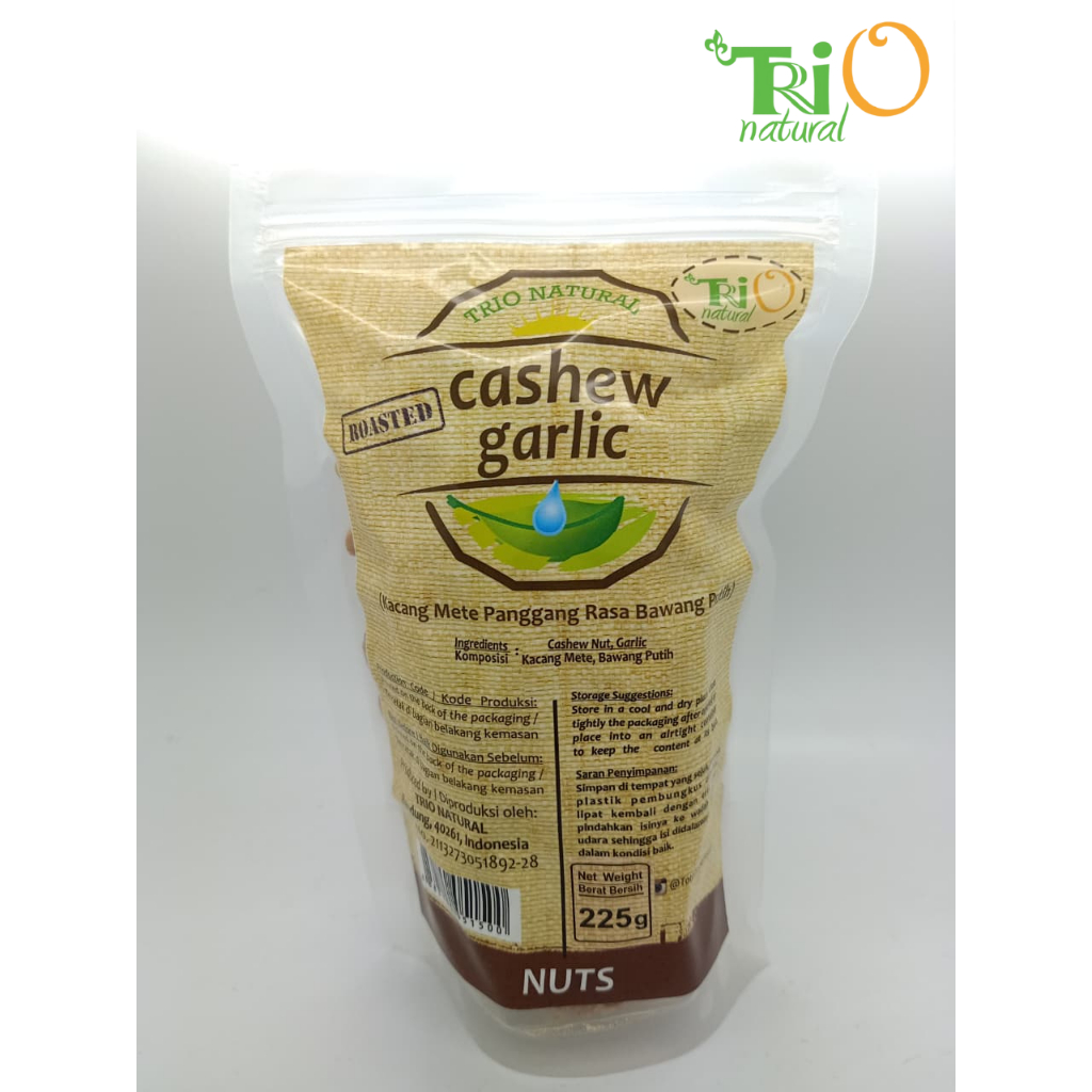 

Trio Natural Cashew Roasted Garlic 225 gram