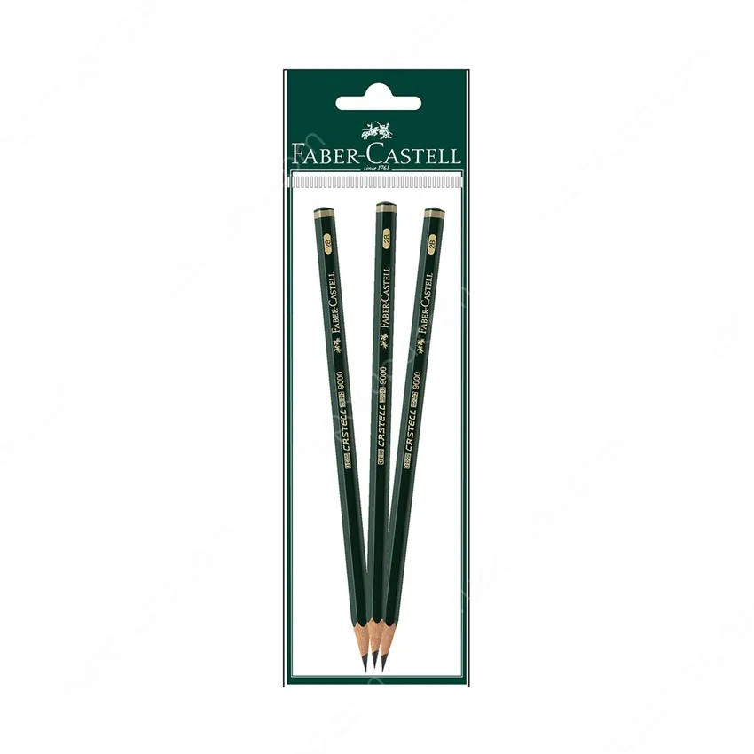 

PENSIL 2B SET 3 FABER CASTELL / isi 3 100% ORI