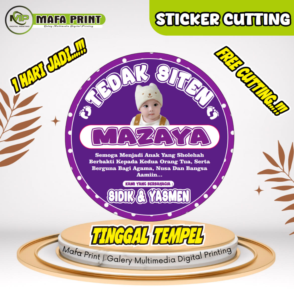 

[TERMURAH] STICKER DUNDUNAN STICKER TEDAK SITEN STICKER CUTTING CEWEK COWOK