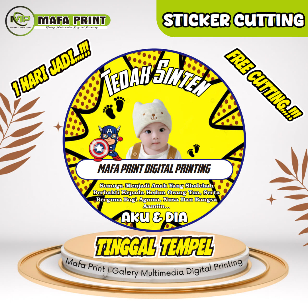 

[REKOMENDASI] STICKER DUNDUNAN STICKER TEDAK SITEN KUNING CAPTAIN AMERIKA SUPER HERO LUCU