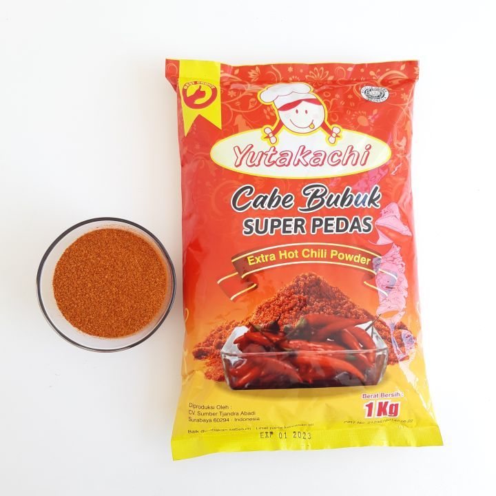 

CABE BUBUK SUPER PEDAS 1 KG YUTAKACHI | BUBUK CABE | CHILI POWDER | CABAI HALUS