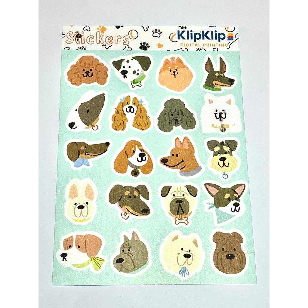 

Stiker Anjing Cute Glitter | Sticker Pack Hewan Lucu | Stiker Laptop, HP, Buku, Scrapbook - KK