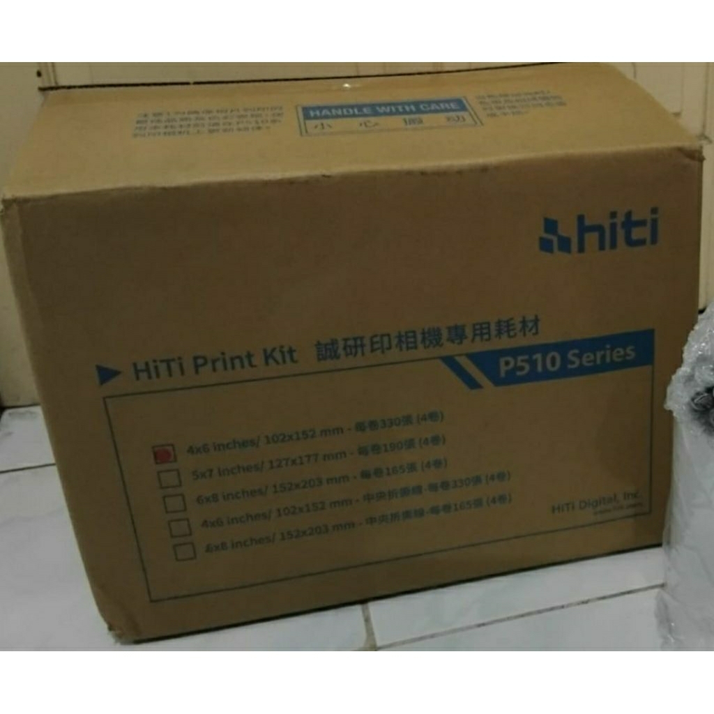 

Media Paper HITI P510 1 DUS( isi 4 roll).Free cangkang