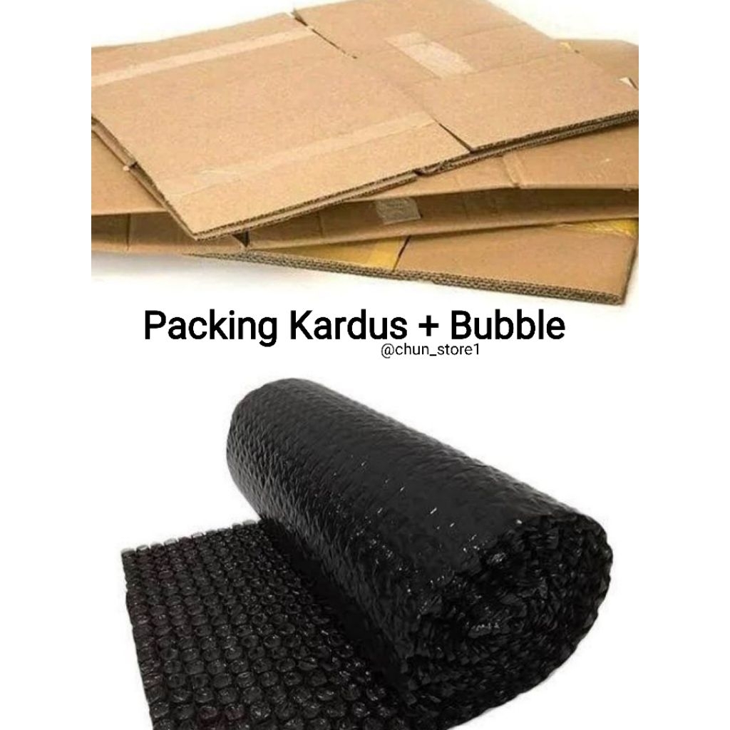 

Tambahan Packing Kardus, Bubble Wrap, Kardus + Bubble Wrap, CO Bersamaan Dengan Orderan
