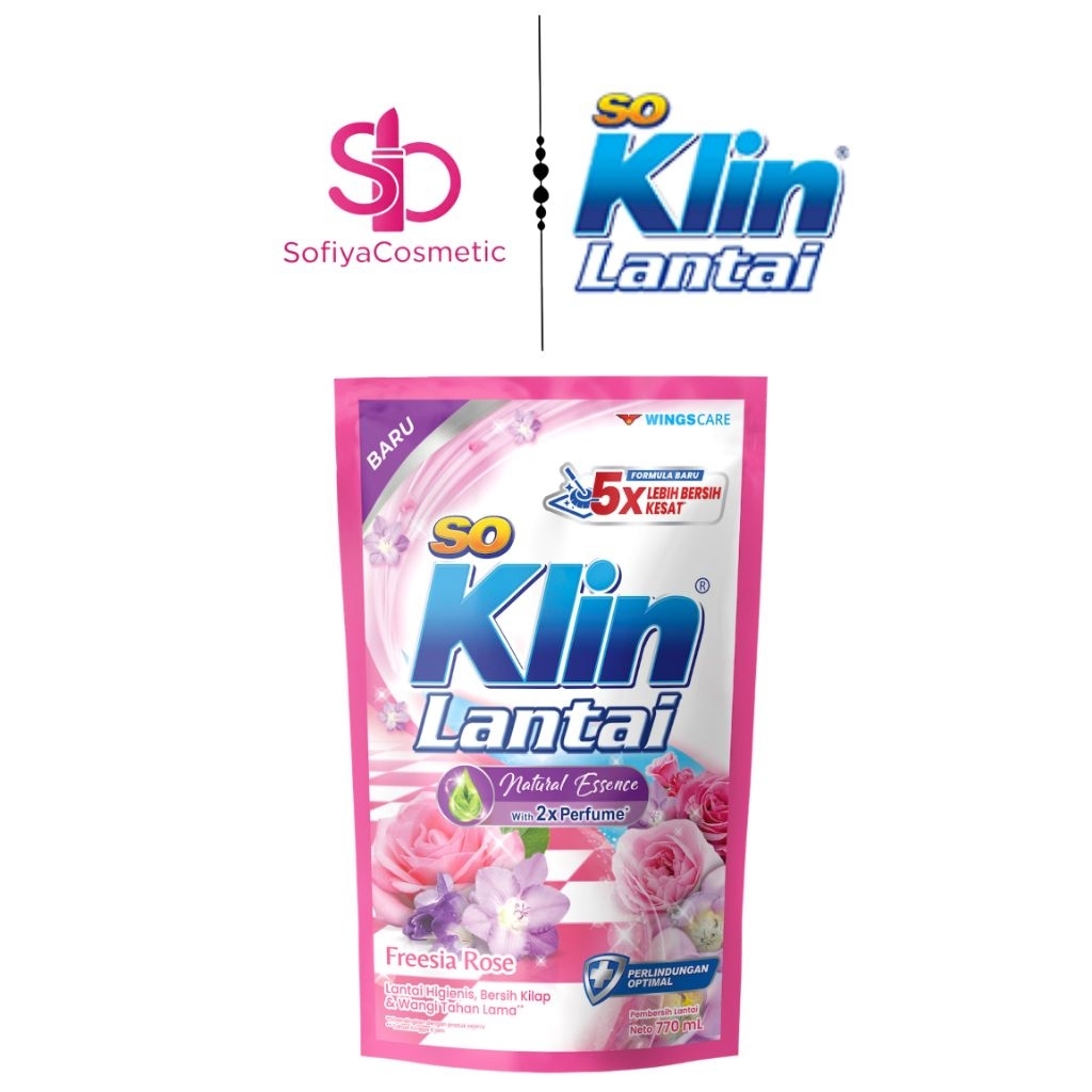 SoKlin Lantai Freesia Rose