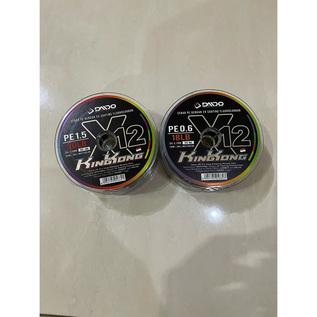 senar PE daido kingkong x12