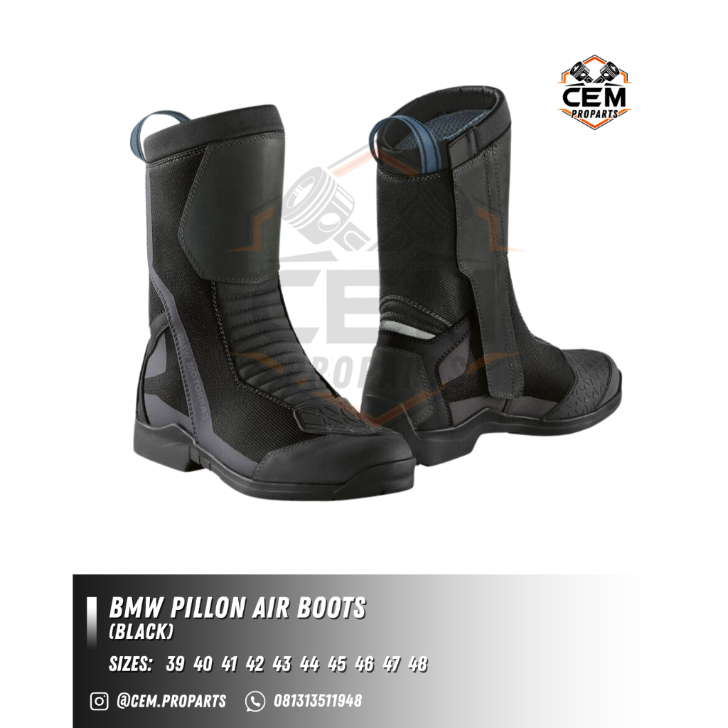 Sepatu Touring BMW Pillon Air motorbike boots |  100% Original BMW Motorrad