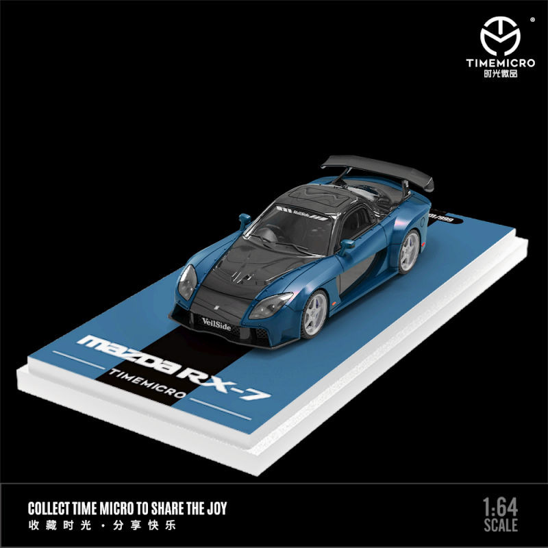 Time Micro Mazda RX-7 Veilside Black Blue