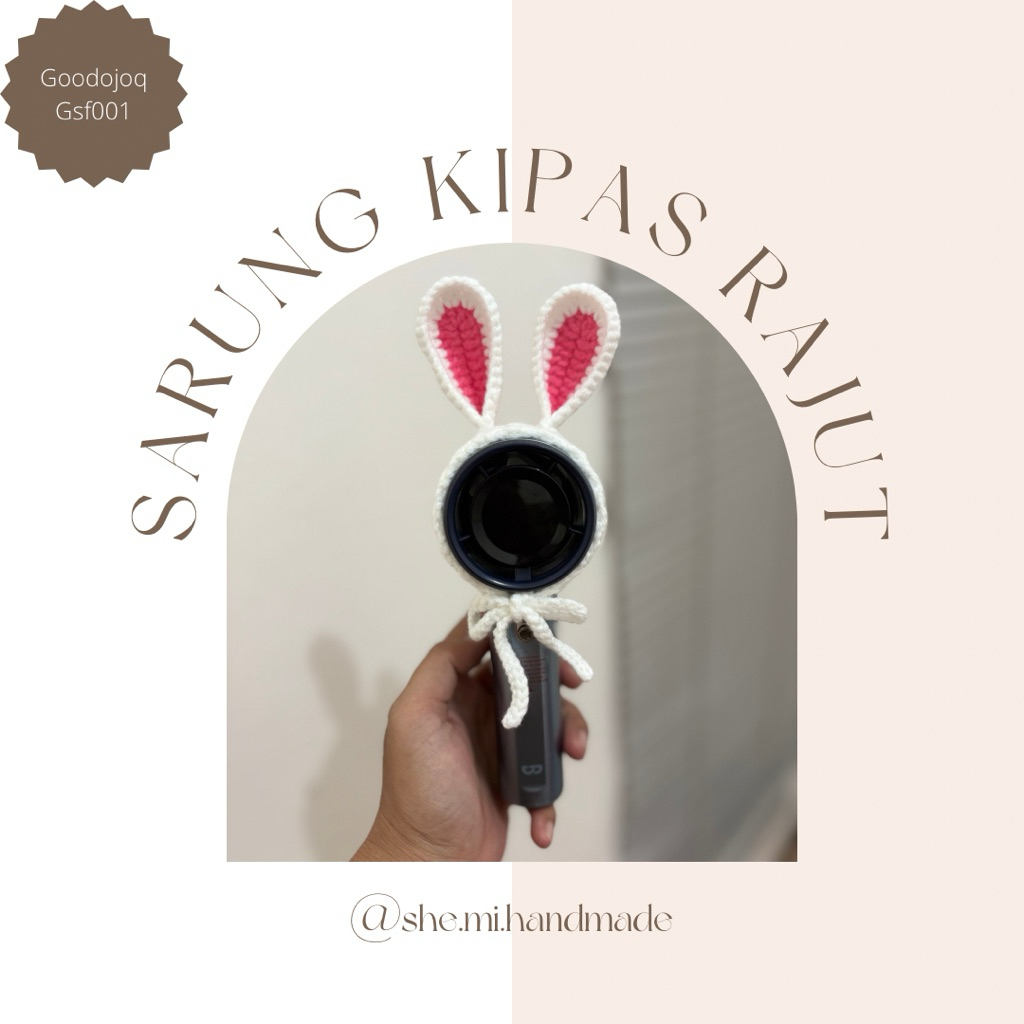 SARUNG KIPAS RAJUT GOOJODOQ / fan cover head only / Sarung kipas head only / sarunga kipas rajut