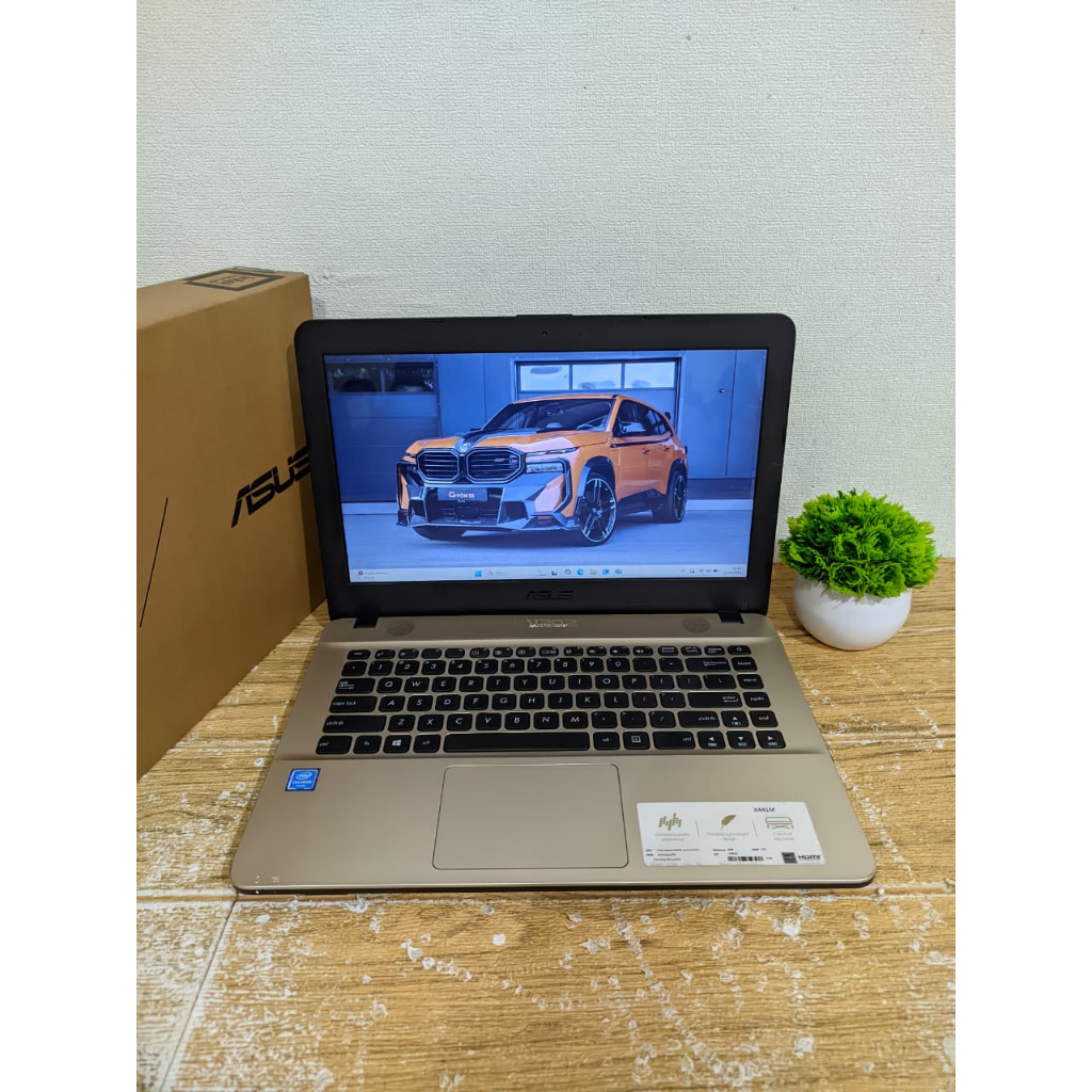 LAPTOP SECOND 1 JUTAAN ASUS VIVOBOOK X441M INTEL N4020 RAM 4GB SSD128+HDD 1TB 14"HD MULUS SEGEL