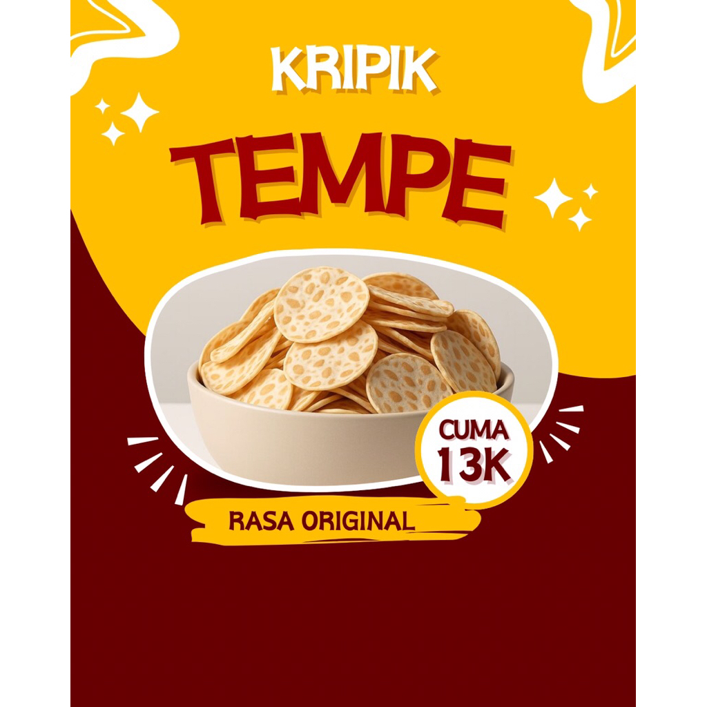 

KRIPIK TEMPE. Kripik tempe renyah