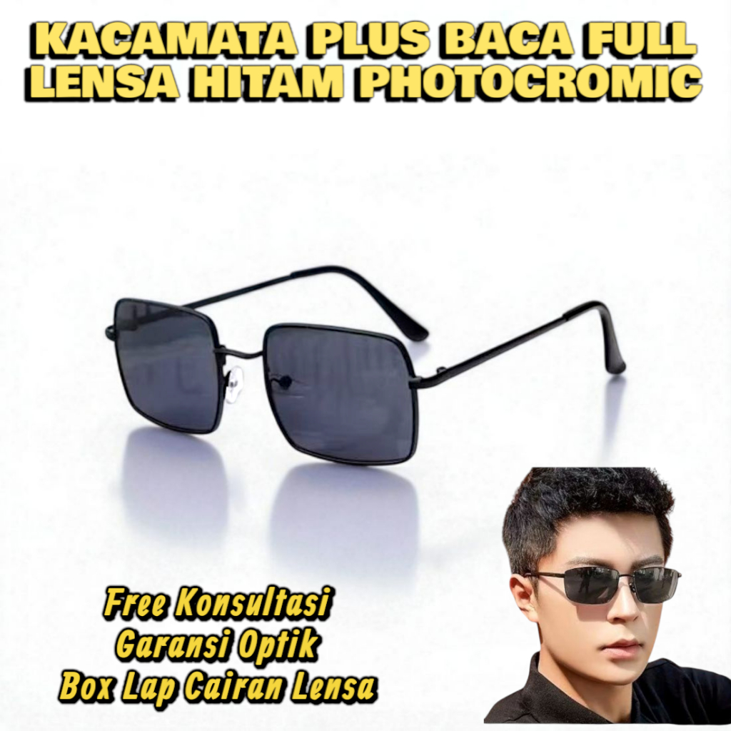 Kacamata Hitam Baca Plus - Kacamata Plus Baca Pria & Wanita