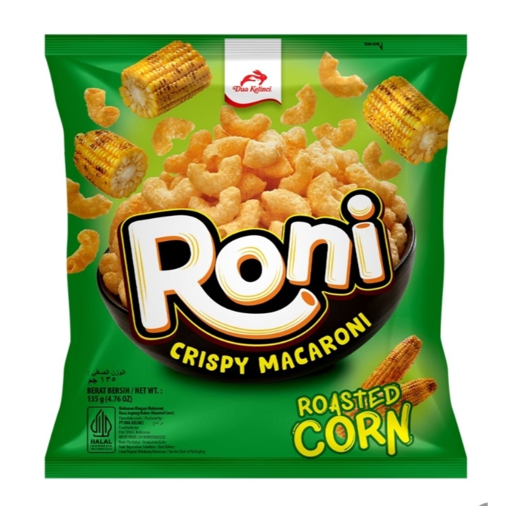 

Dua Kelinci Roni Makaroni Krispi Jagung Bakar 135 g