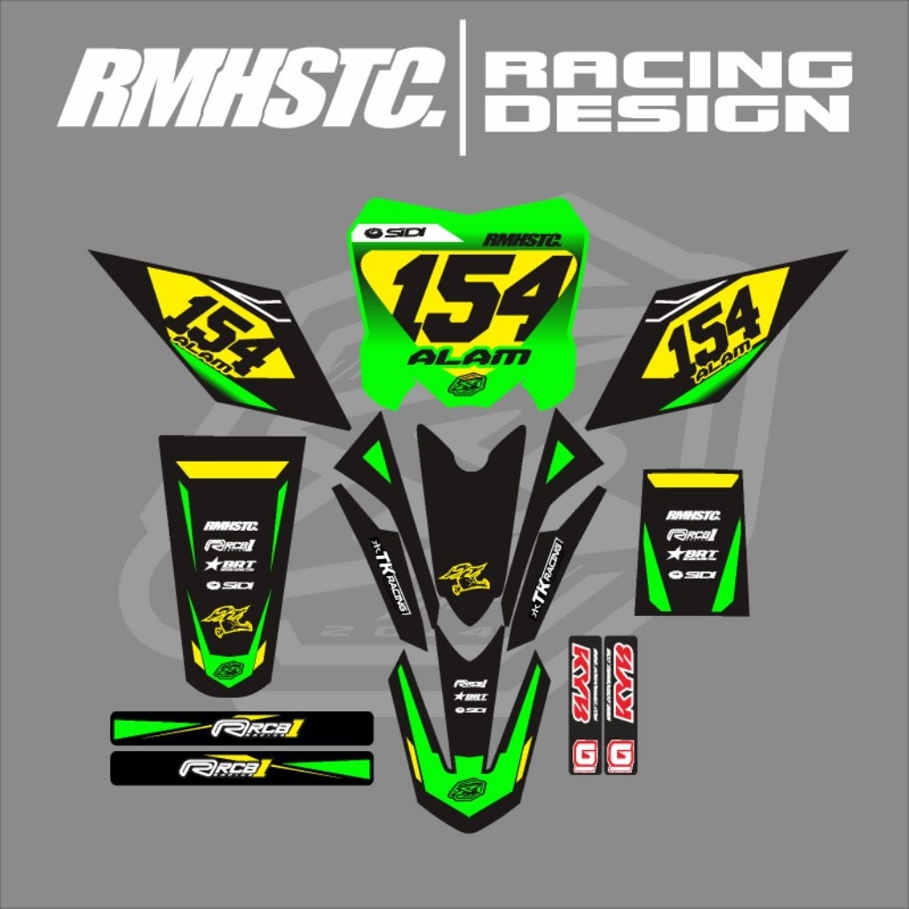 decal motor ojek gabah