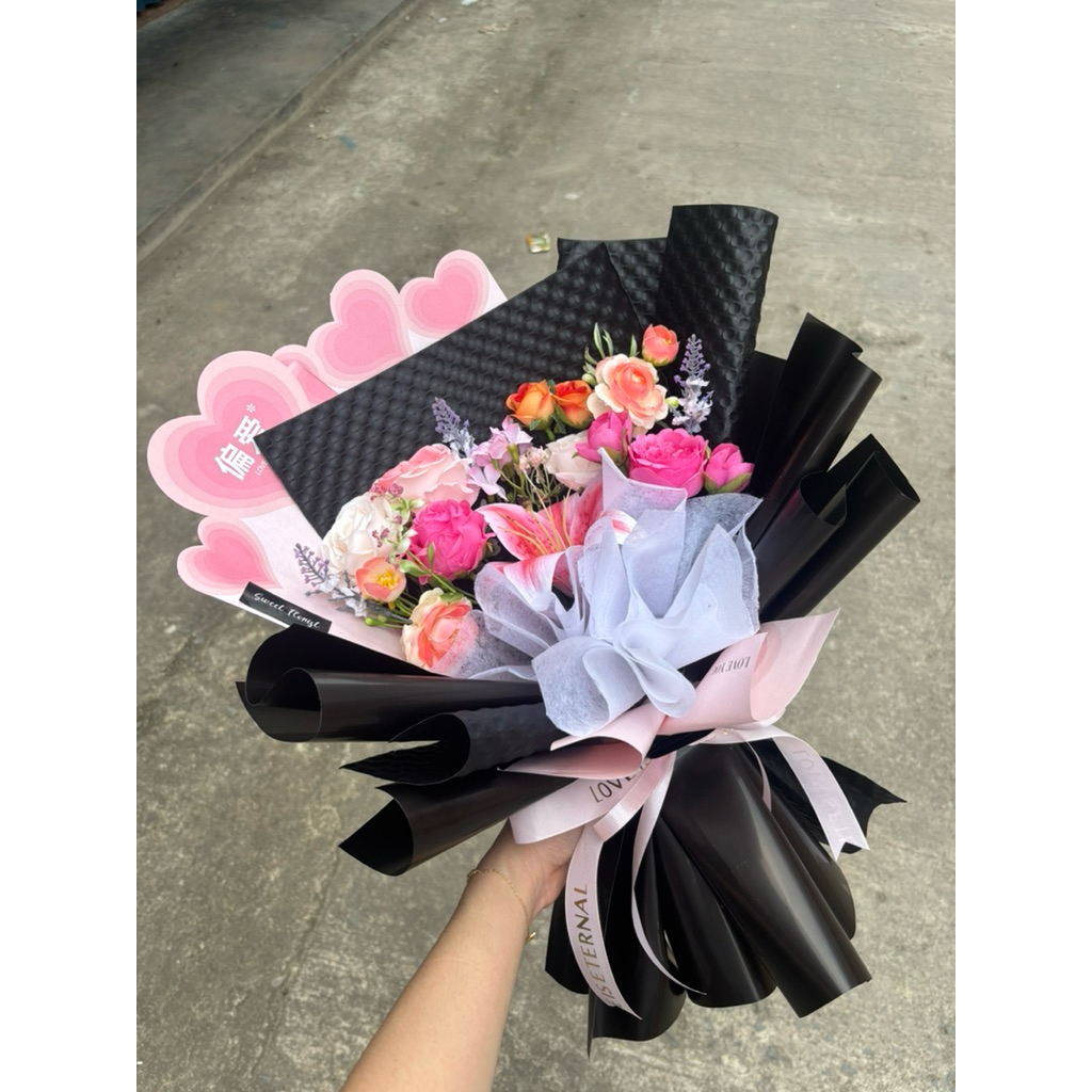 buket bunga artificial/buket bunga cantik/korean buket bunga