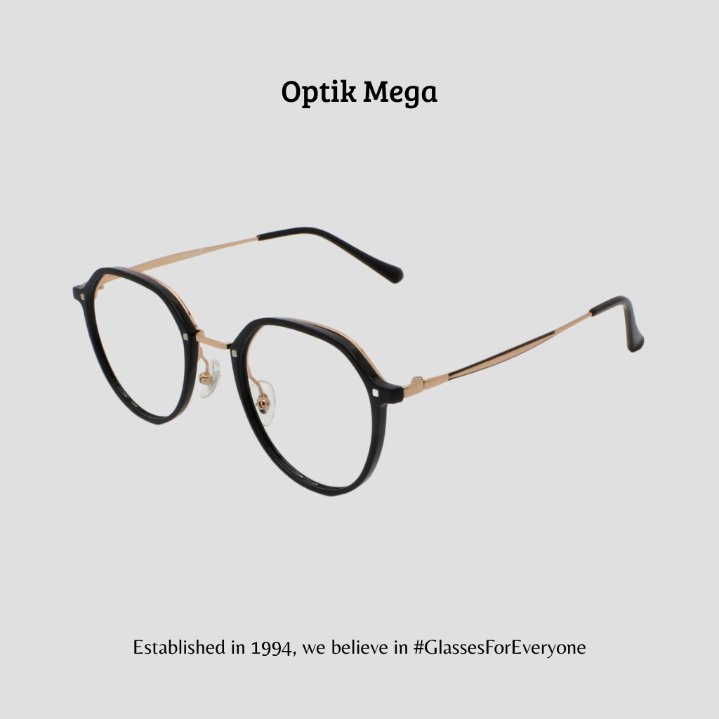 OPTIK MEGA - BOSSINI Titanium 2035 Black Gold/Black Silver/Clear Gold
