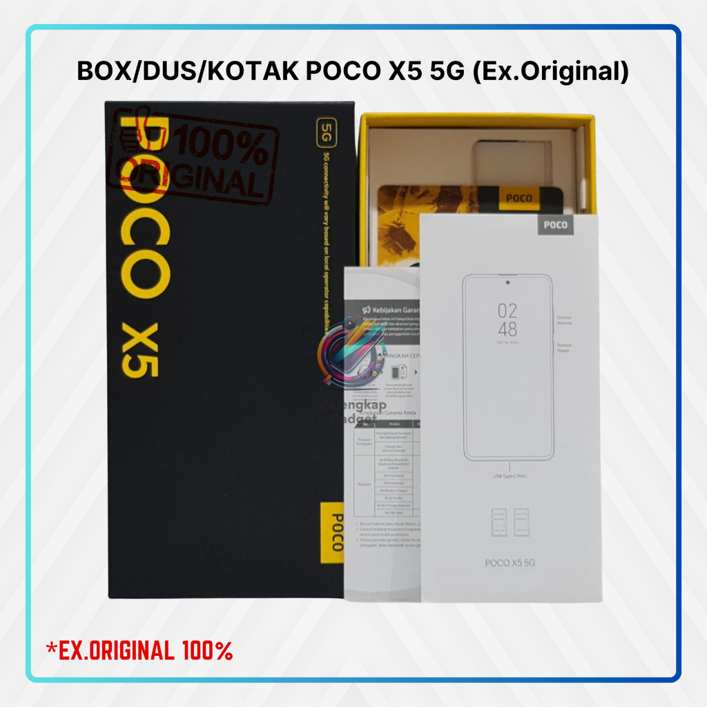 

BOX/DUS/KOTAK POCO X5 5G (Ex.Original)