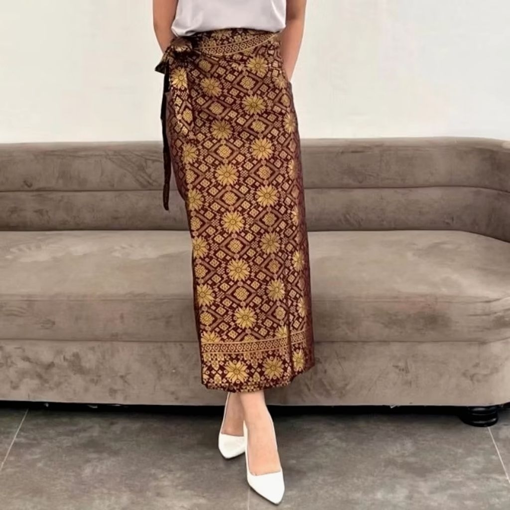 kenz.mode - Rok Songket Lilit Rok Jadi || Rok Lilit Songket Modern || Rok Lilit Songket Semi Palemba