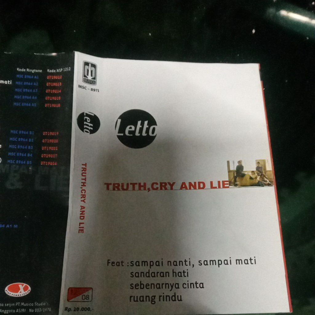 kaset pita LETTO F06