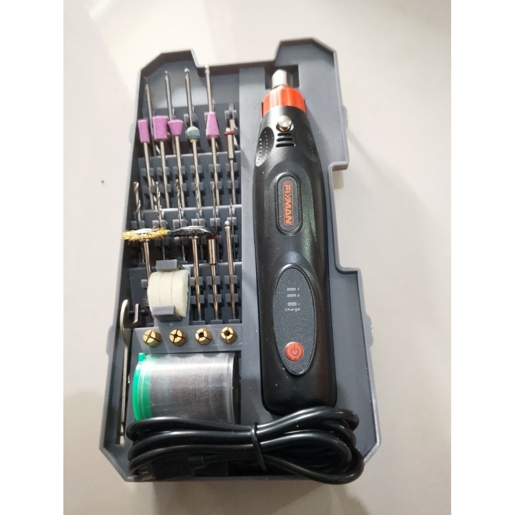 Mini Gerinda Grinder Cunner Mini Bor Fixman baterai