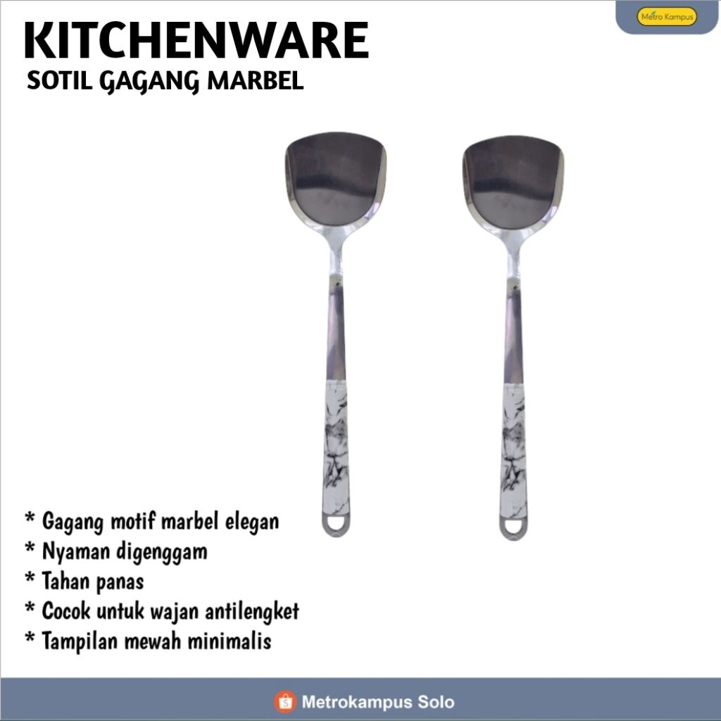 [KITCHENWARE] SOTIL STAINLESS STEEL GAGANG MARBEL/SOTIL AESTHETIC/SOTIL STAINLESS