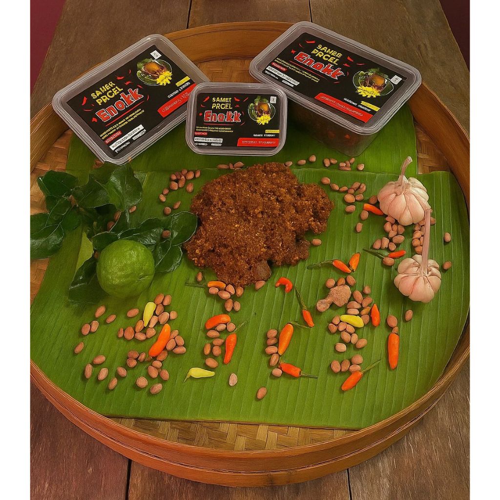 

Sambel Pecel Enakk Khas Blitar Kemasan 500 gram