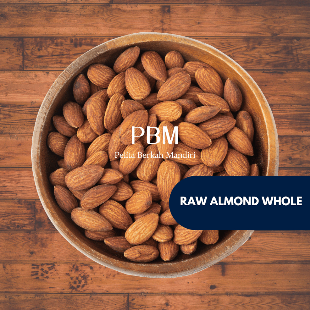 

Kacang Almond Utuh Mentah 1kg / Raw Almond Whole 1kg