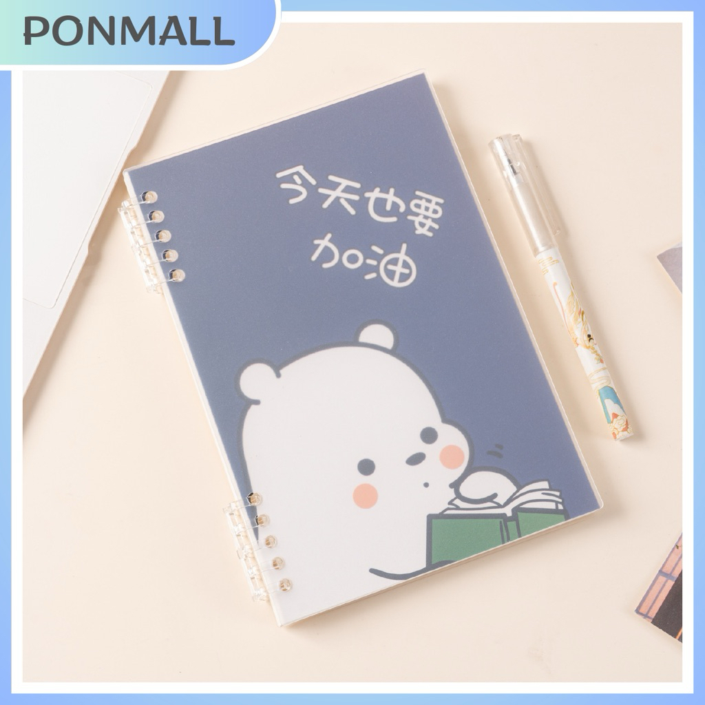 

Notebook Binder A5 Aesthetic Motif Lucu dan imut | Buku Tulis Sekolah Kuliah Dapat di-refill