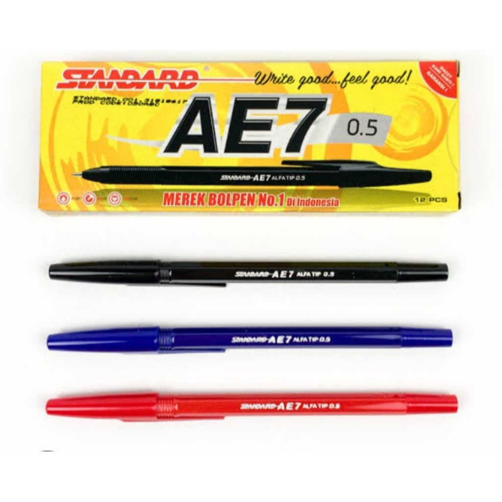 

pena ballpoin standar AE7 (lusinan)