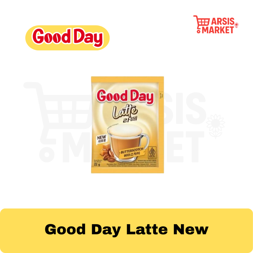 

Good Day Latte 22g – Original & Butterscotch Kopi Susu Nikmat Harian