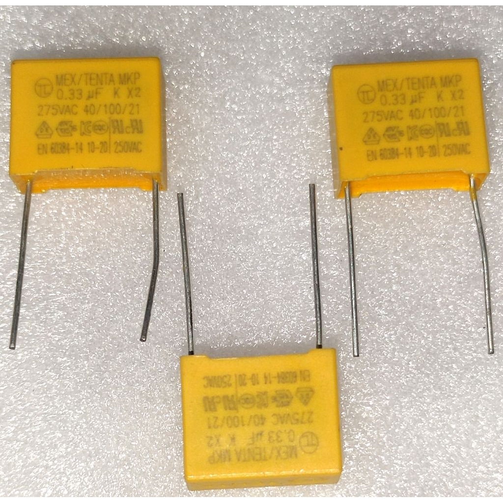 CAPACITOR MKP 330NF / KAPASITOR MKP 334J / 330 NF / 0.33UF