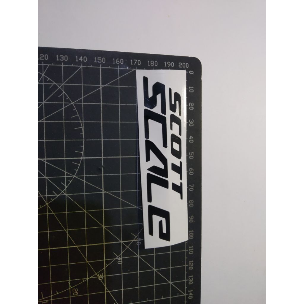 stiker cutting Scott scale