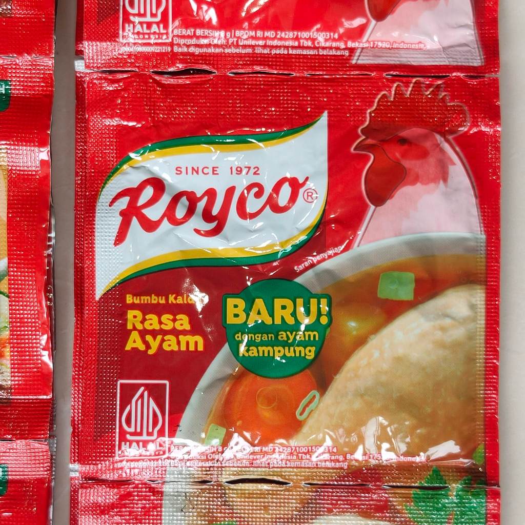 

ROYCO Bumbu Kaldu Ayam Renceng 8gr isi 12sachet