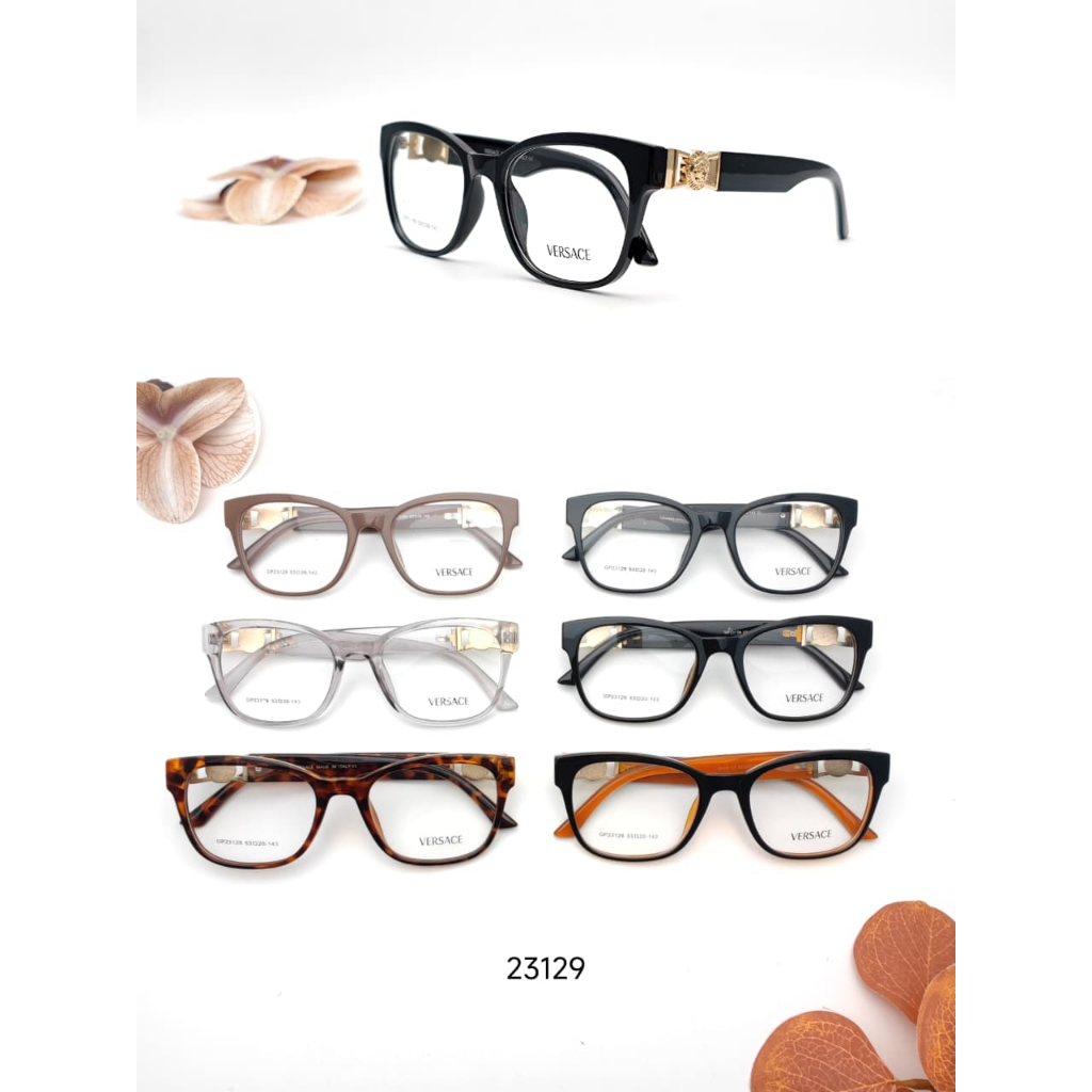 Frame Kacamata Mewah Wanita Versace Lensa Antiradiasi Blueray Photocromic Bluecromic Bisa Request Re