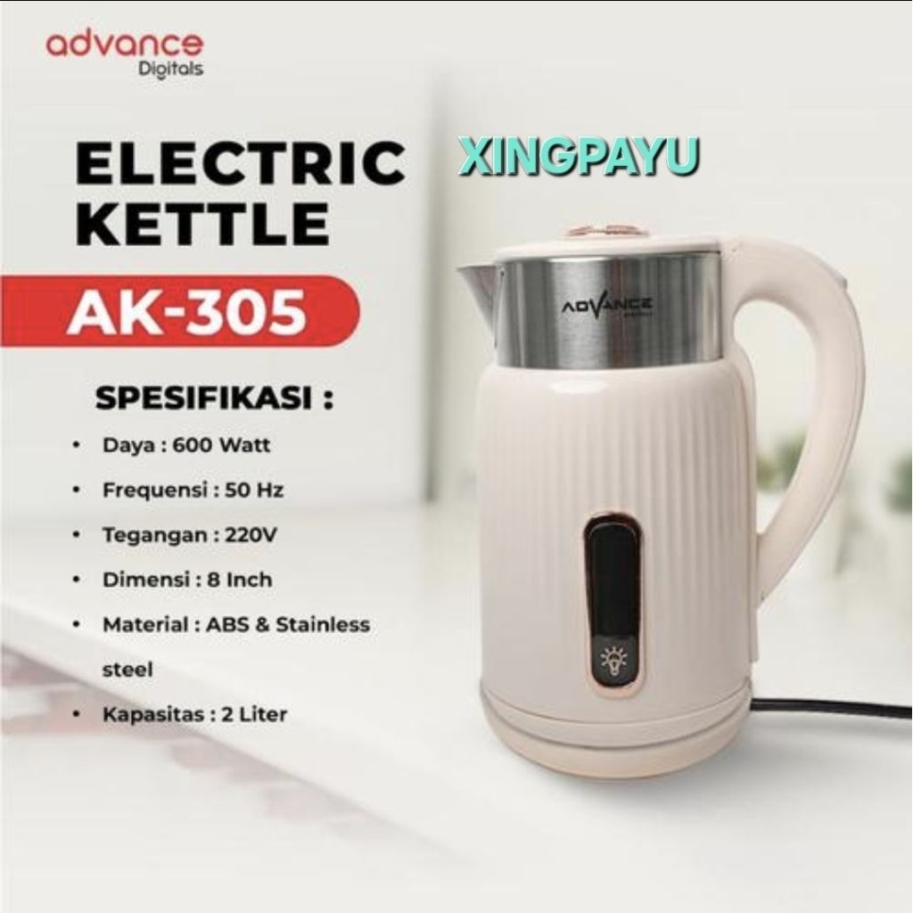 Teko Kettle Listrik Advance
