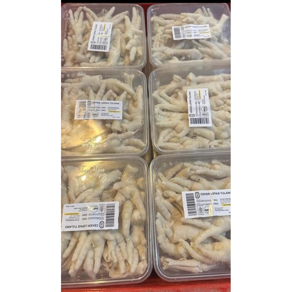 

Ceker Tanpa Tulang UK 1kg Frozen