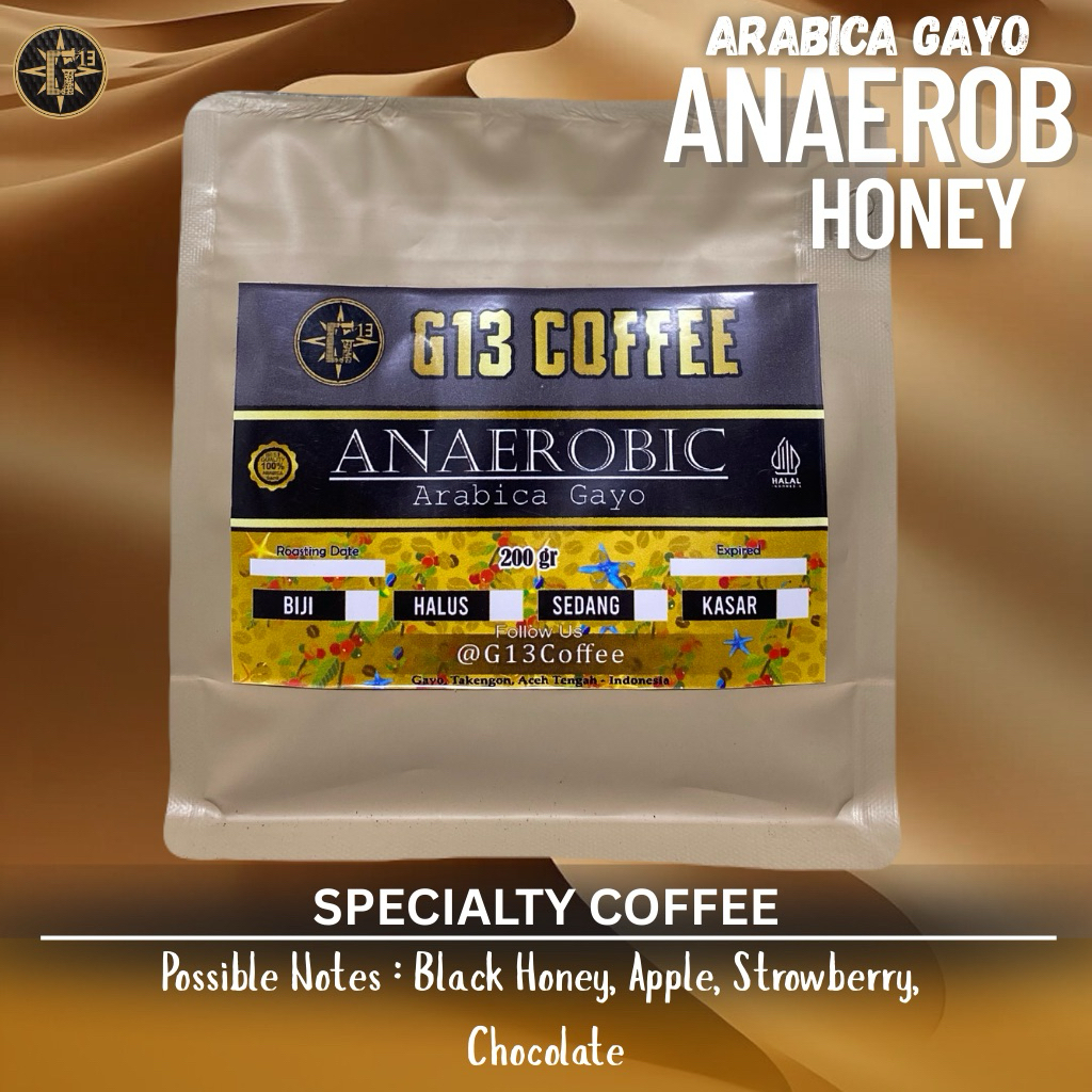 

KOPI GAYO HONEY ANAEROB ARABICA ACEH ARABICA ROASTED BEAN BUBUK / BIJI