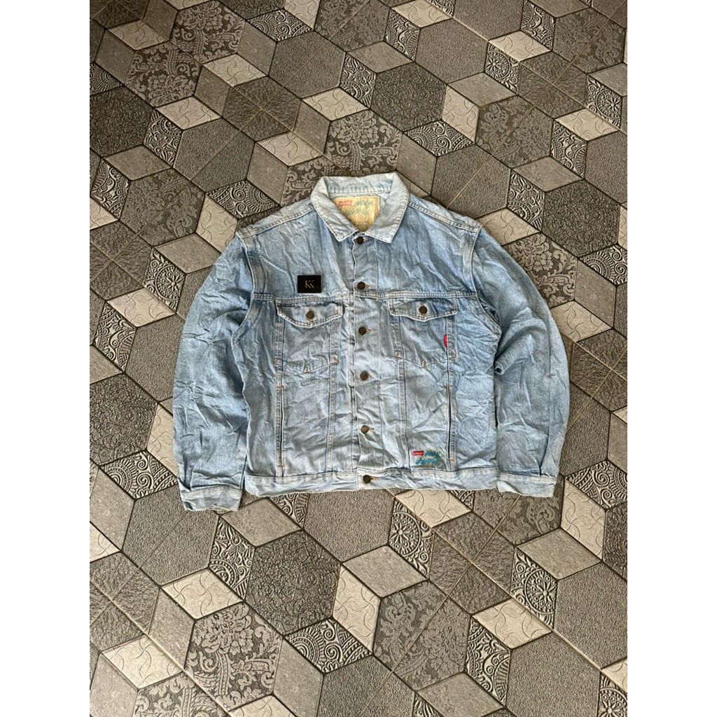 Carrera Easy Drivers Vtg 80s Denim Vest Jacket