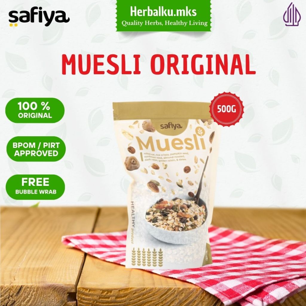 

Muesli original Serelia Diet Muesli Cup Kemasan 500 Gr By Safiya