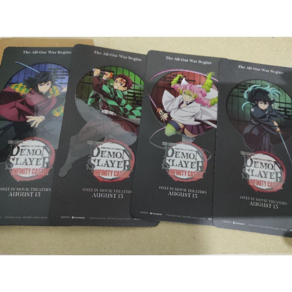 

collectible ticket CGV Demon Slayer