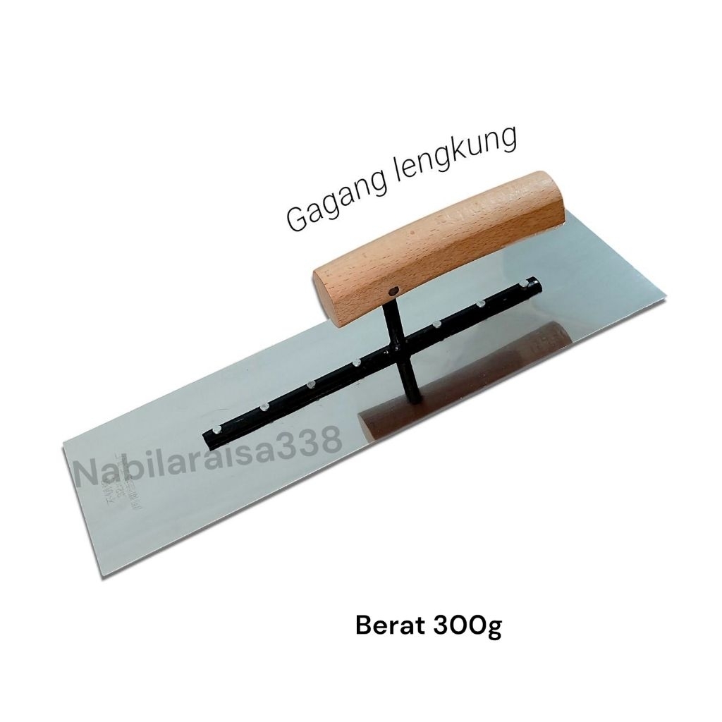 30cm/32cm stainless steel roskam plester tembok trowel alat acian skim licin dinding